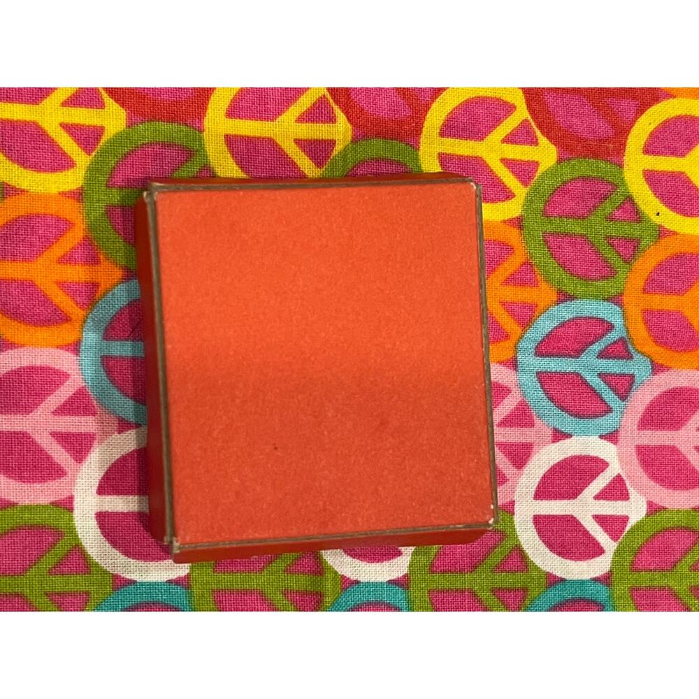 Orange Folding Box Ideal Vintage Doll Accessories Pepper or Tammy #3 As Shown